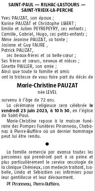 Image Annonce nécrologique