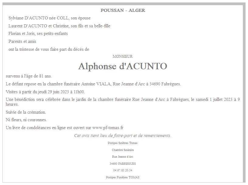 Image Annonce nécrologique