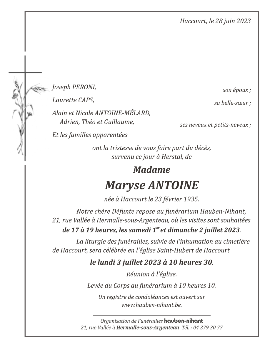 Image Annonce nécrologique