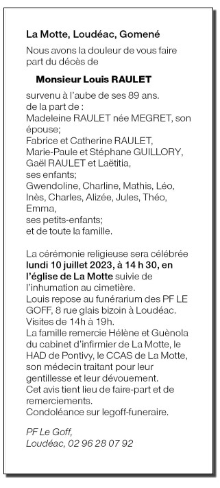 Image Annonce nécrologique