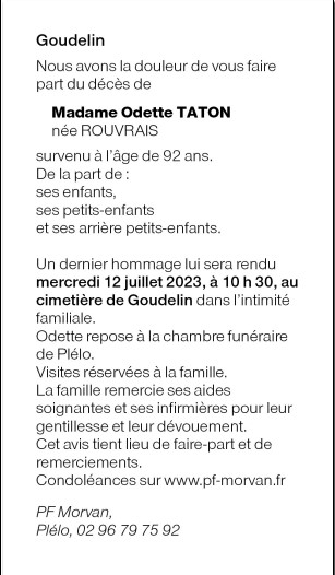 Image Annonce nécrologique