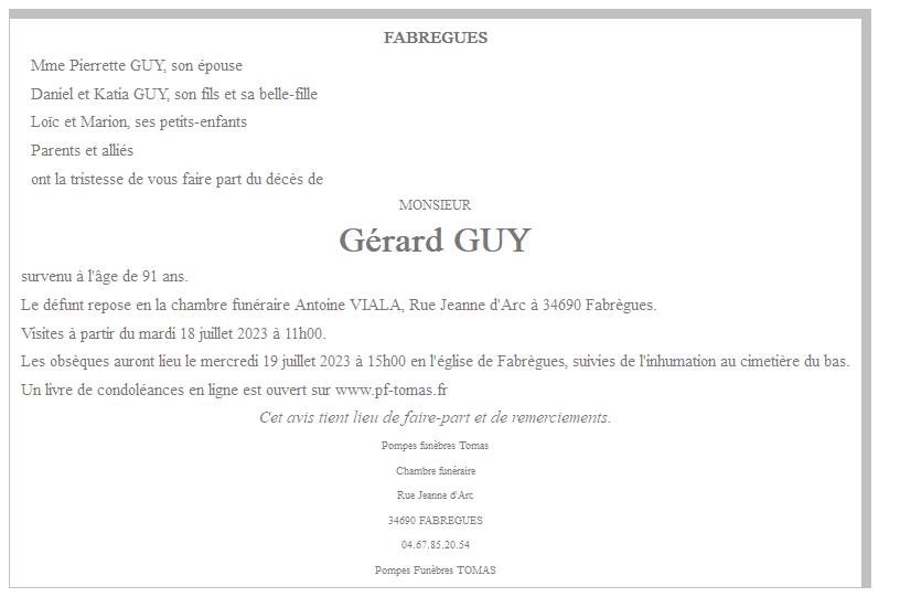 Image Annonce nécrologique