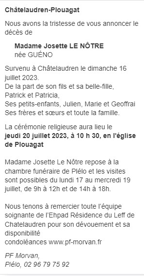 Image Annonce nécrologique
