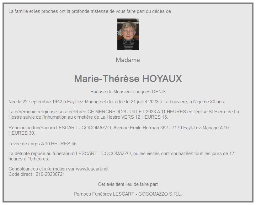 Image Annonce nécrologique