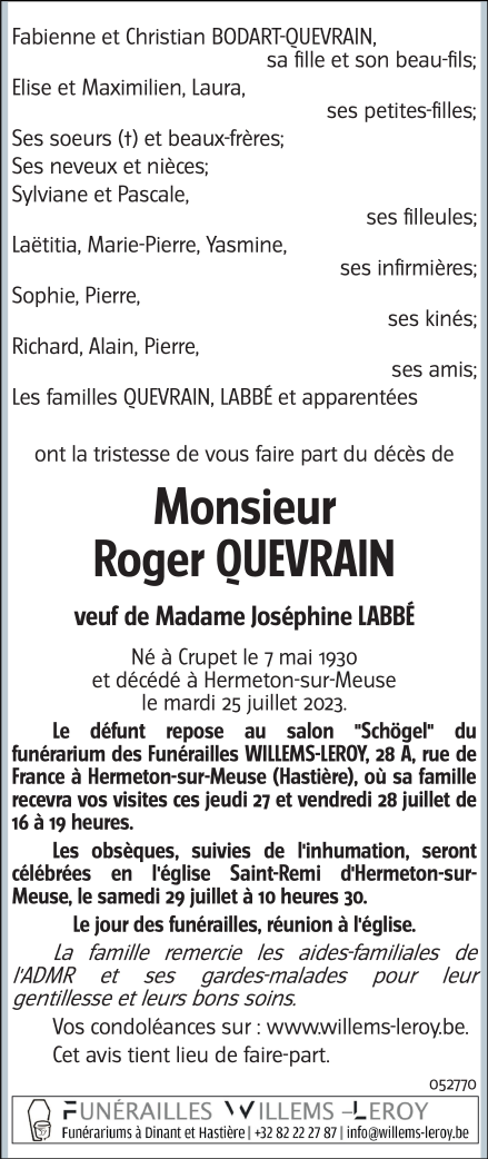 Image Annonce nécrologique