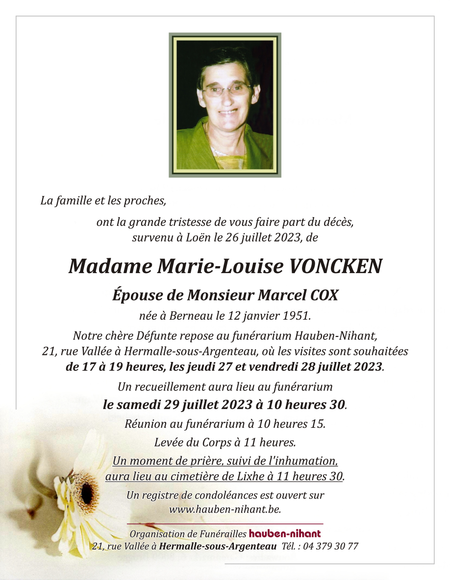 Image Annonce nécrologique
