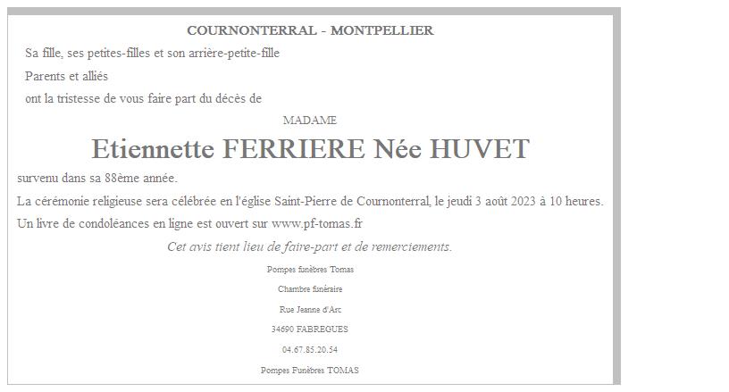 Image Annonce nécrologique