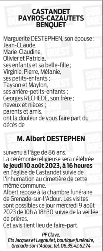 Image Annonce nécrologique