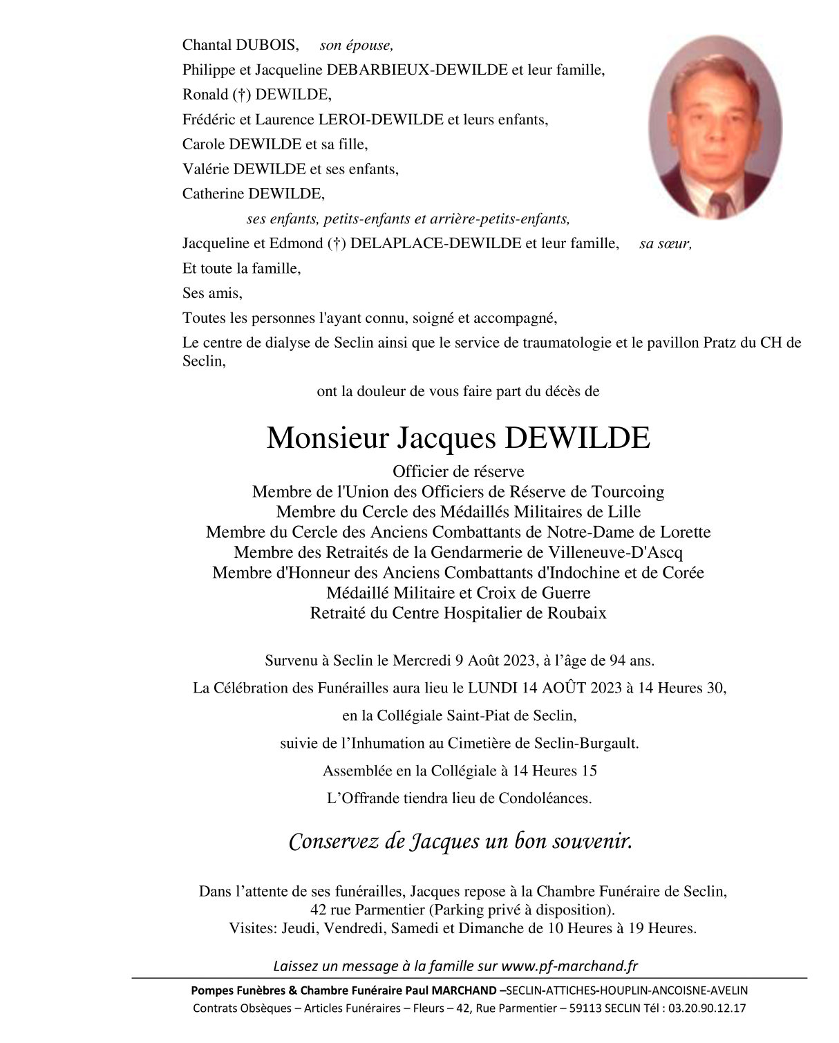 Image Pour voir le faire-part de Jacques Cliquez-ici