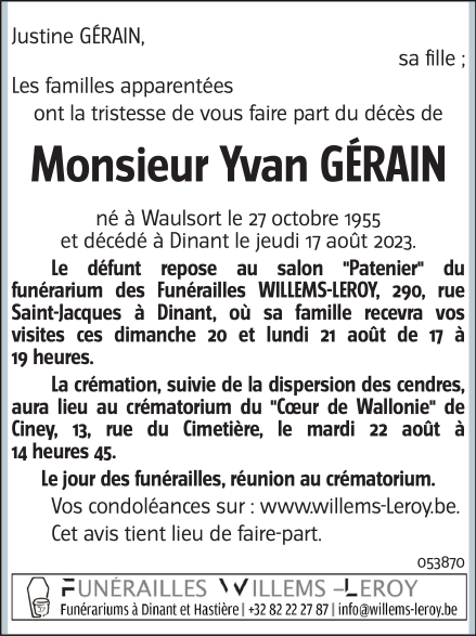 Image Annonce nécrologique