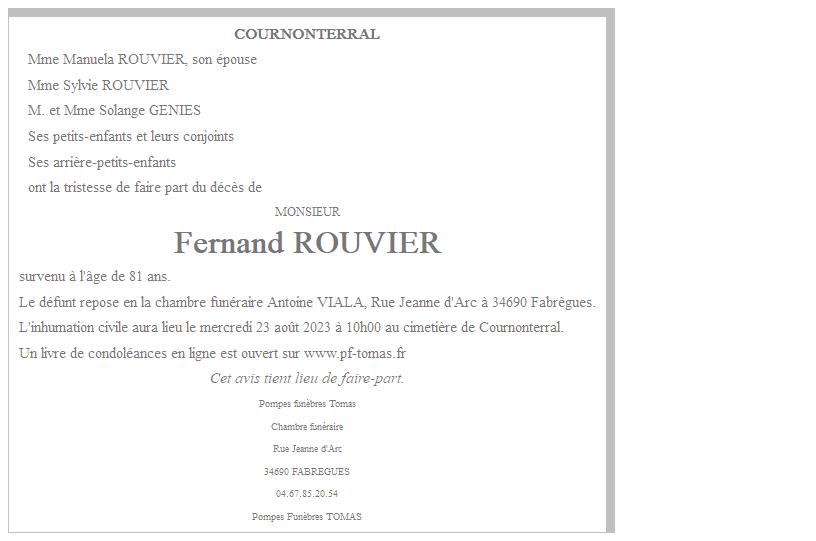 Image Annonce nécrologique