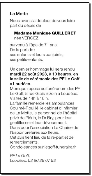 Image Annonce nécrologique