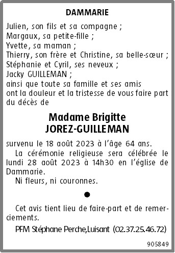Image Annonce nécrologique