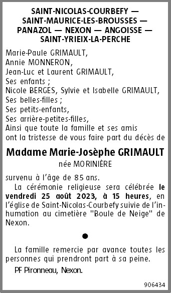 Image Annonce nécrologique
