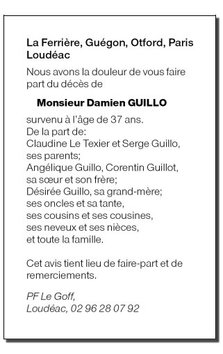 Image Annonce nécrologique