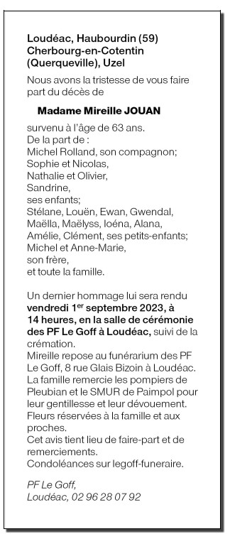 Image Annonce nécrologique