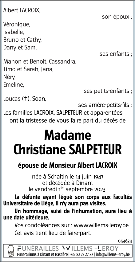 Image Annonce nécrologique