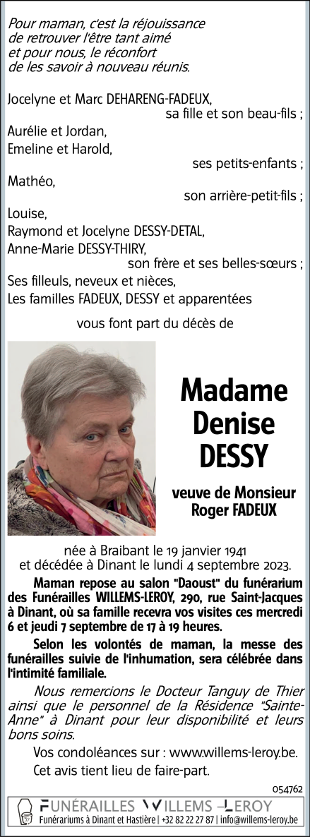 Image Annonce nécrologique