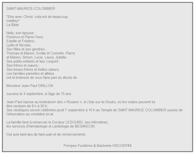 Image Annonce nécrologique