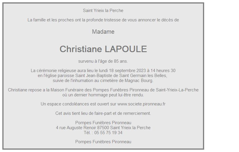 Image Annonce nécrologique