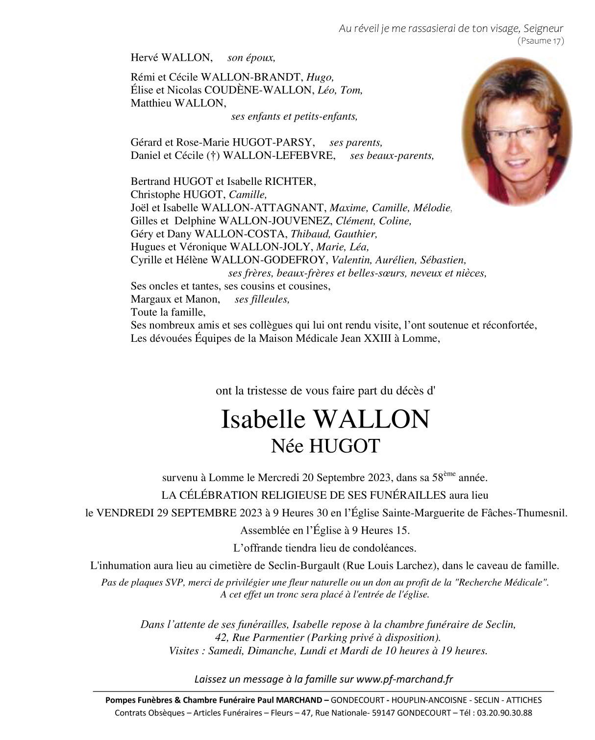 Image Pour voir le faire-part d'Isabelle Cliquez-ici