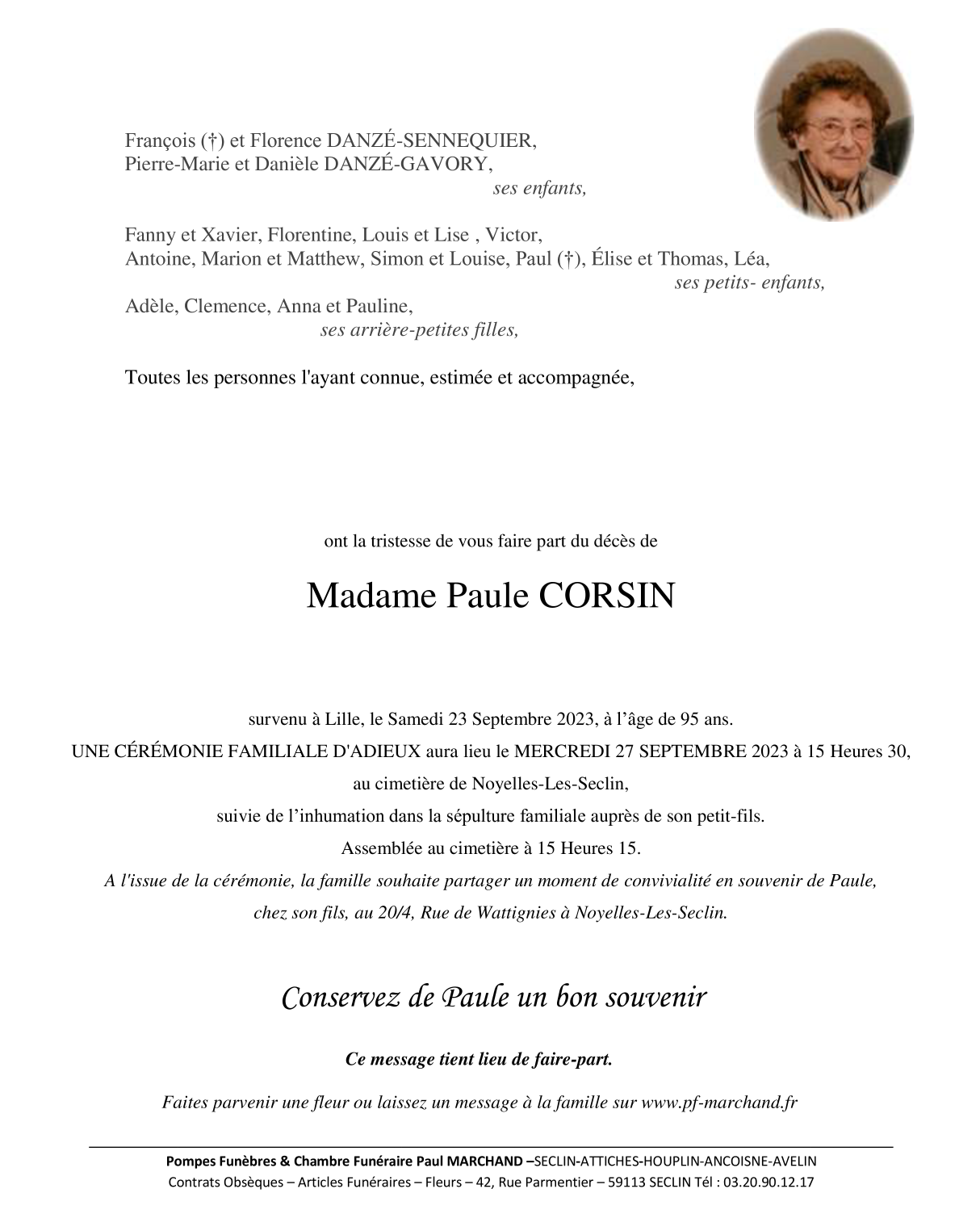 Image Pour voir le faire-part de Paule Cliquez-ici