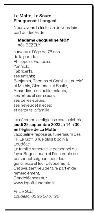 Image Annonce nécrologique