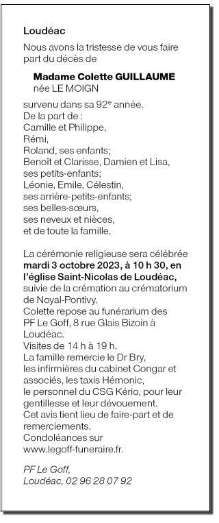 Image Annonce nécrologique
