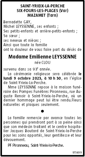 Image Annonce nécrologique
