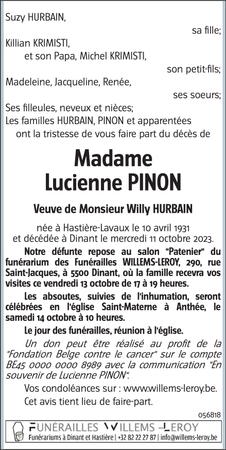 Image Annonce nécrologique