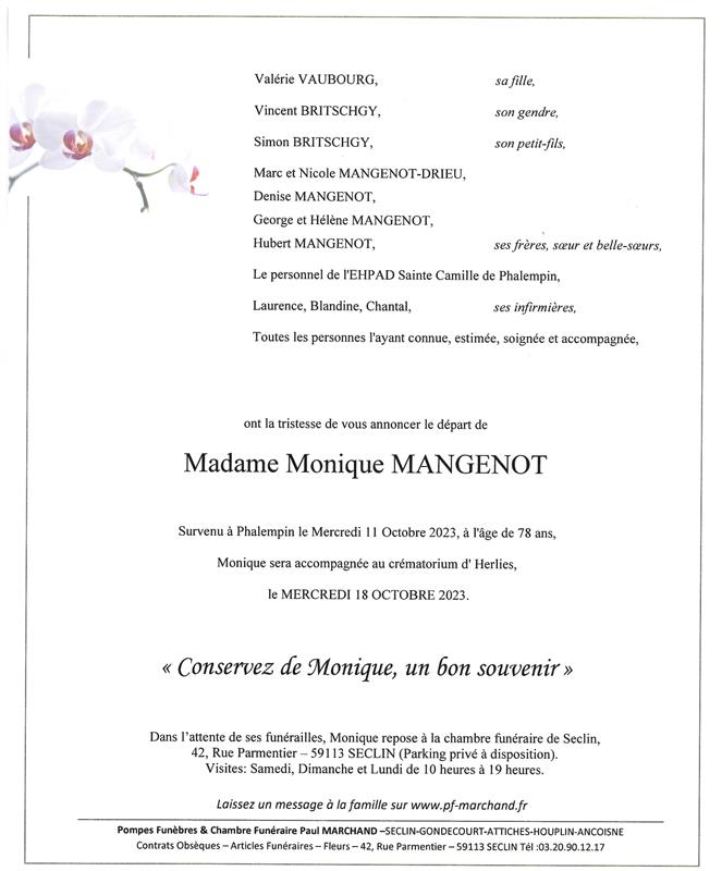 Image Pour voir le faire-part de Monique Cliquez-ici