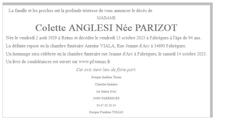 Image Annonce nécrologique