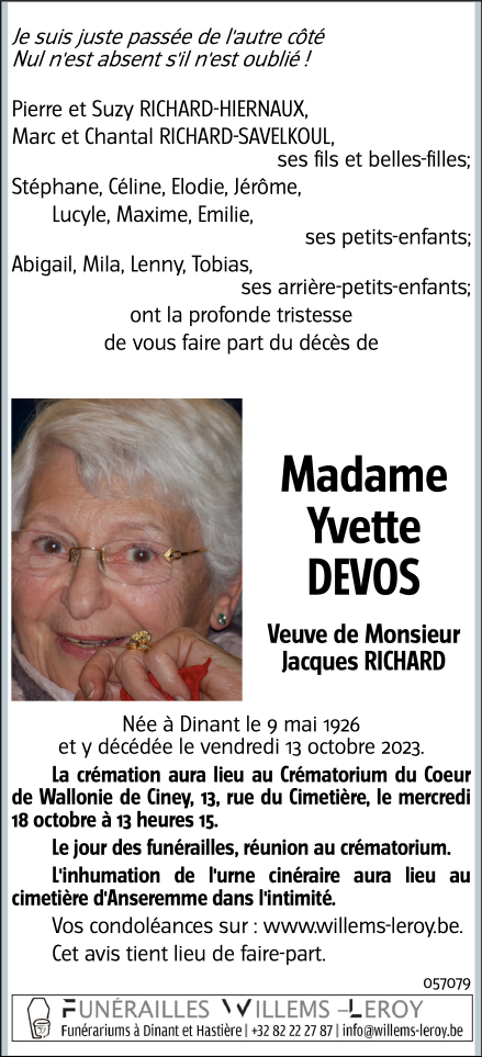 Image Annonce nécrologique
