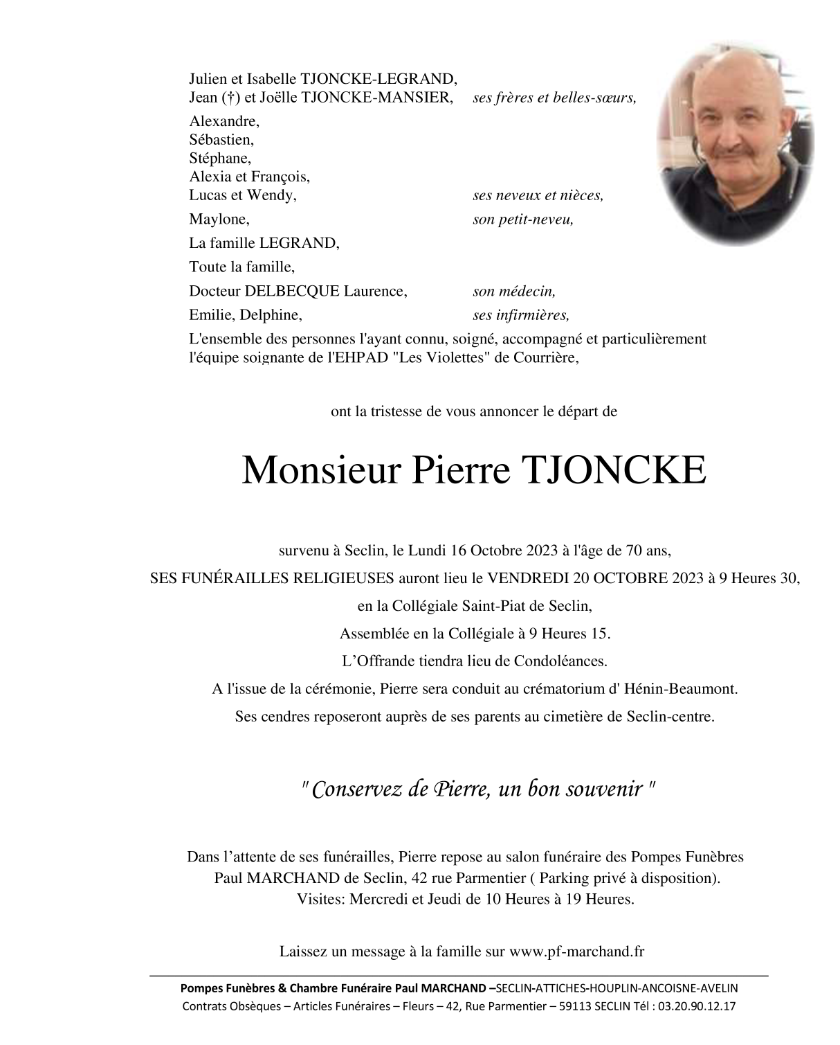 Image Pour voir le faire-part de Pierre cliquez-ici 