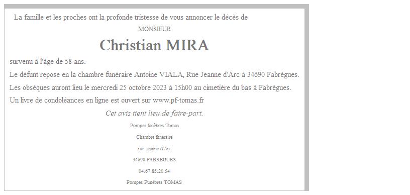 Image Annonce nécrologique