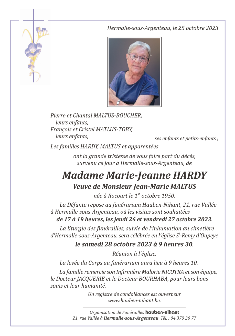 Image Annonce nécrologique