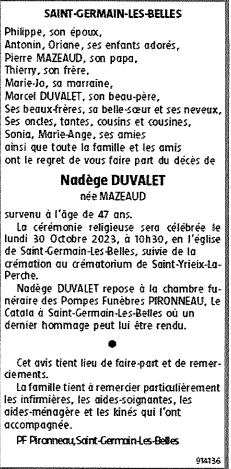Image Annonce nécrologique