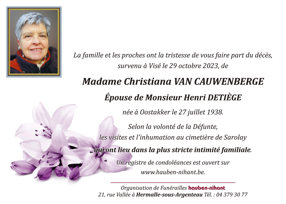 Image Annonce nécrologique
