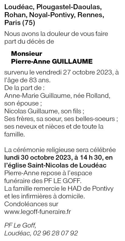 Image Annonce nécrologique