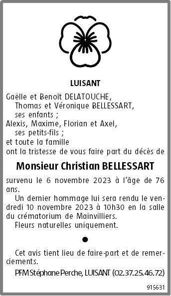 Image Annonce nécrologique