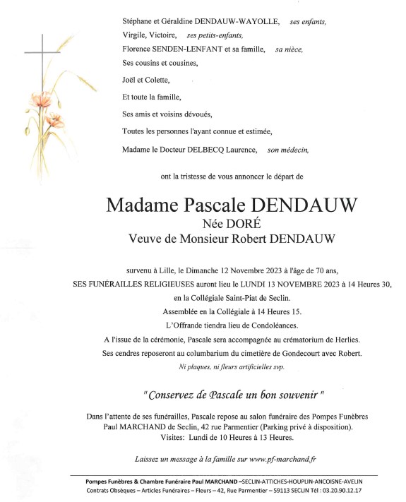 Image Pour voir le faire-part de Pascale Cliquez-ici