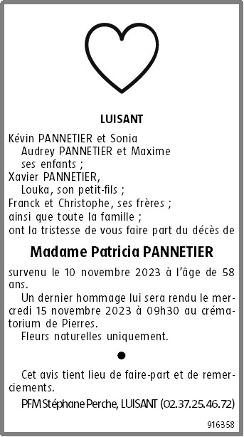 Image Annonce nécrologique