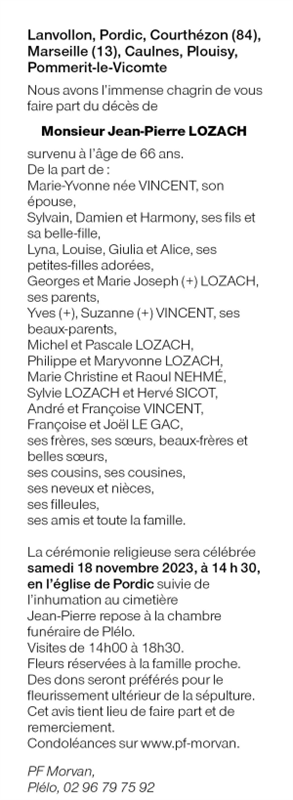 Image Annonce nécrologique