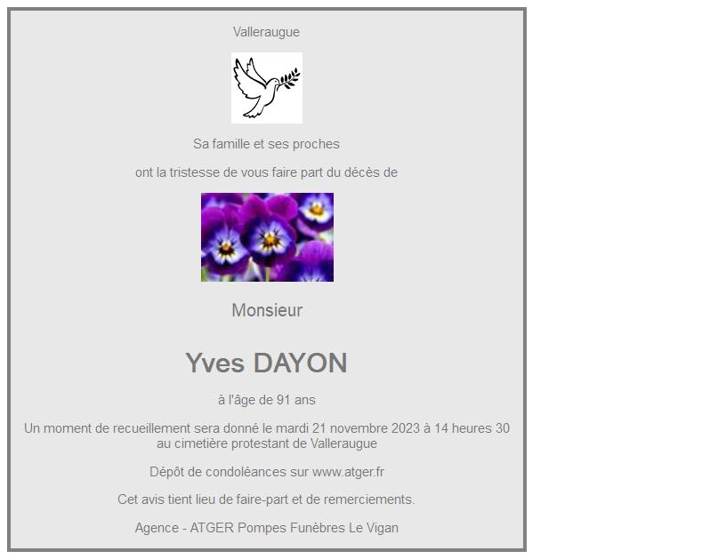 Image Annonce nécrologique