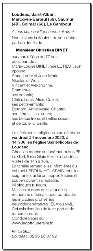 Image Annonce nécrologique