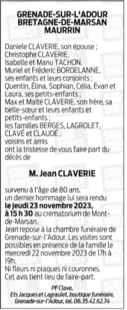 Image Annonce nécrologique