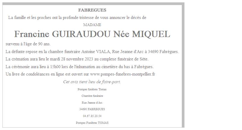 Image Annonce nécrologique