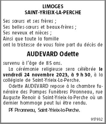 Image Annonce nécrologique