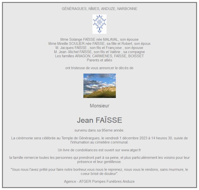 Image Annonce nécrologique