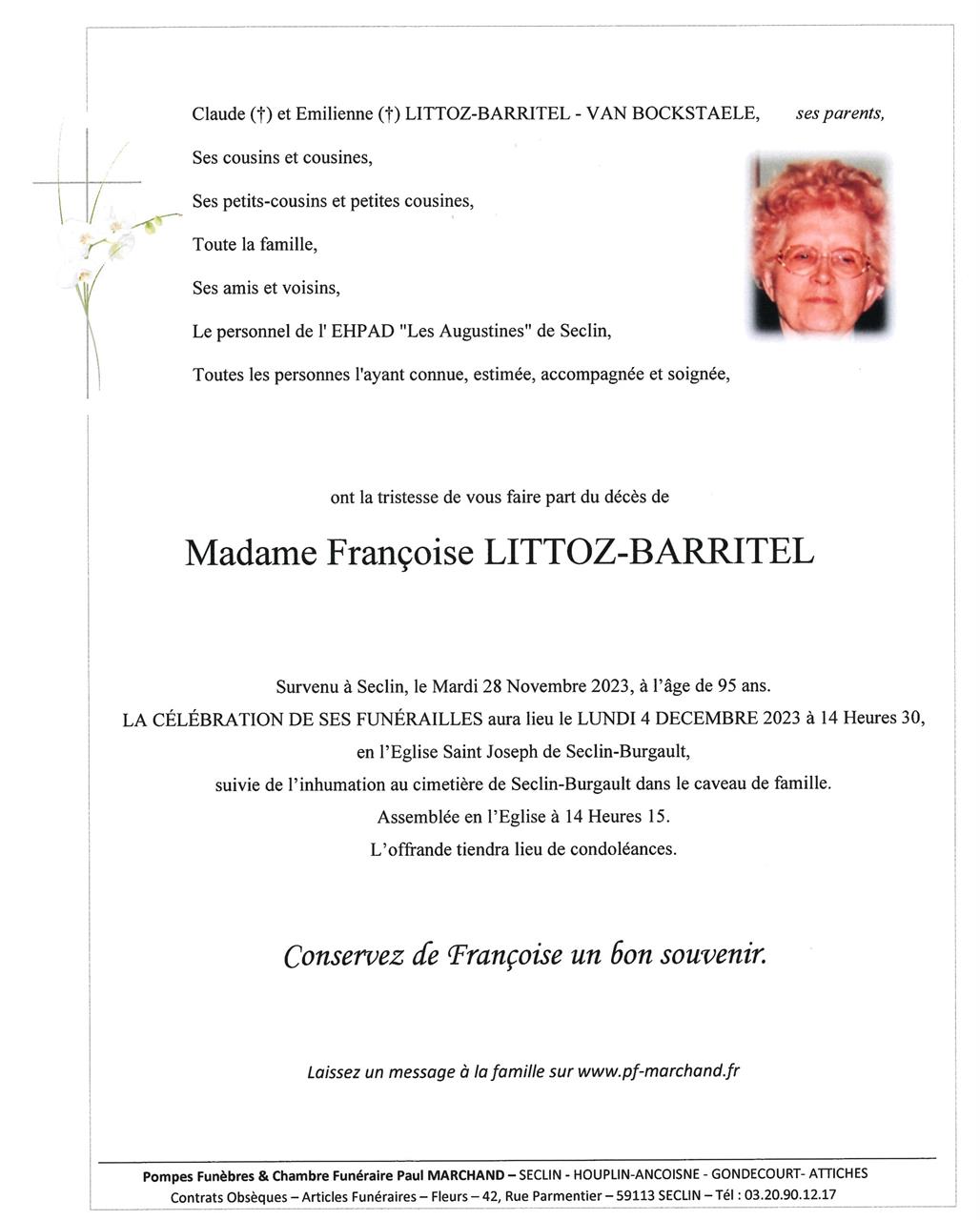 Image Pour voir le faire-part de Françoise Cliquez-ici